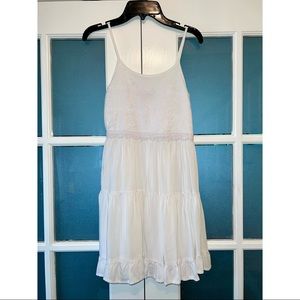 ✨EUC✨ PINKY GIRLS WHITE SUNDRESS 🤍🌻